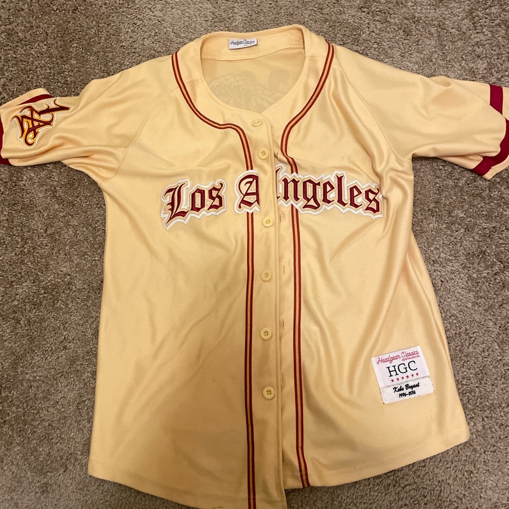 Los Angeles Mamba button-down baseball jersey